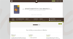 Desktop Screenshot of apartamentos-casabranca.com