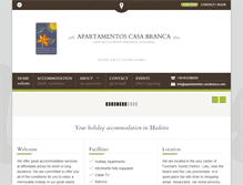 Tablet Screenshot of apartamentos-casabranca.com